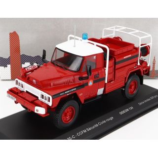ODEON ACMAT TPK 4-35-C TANKER TRUCK CCFM SECURITE CIVILE 1985 - RED WHITE 1/43
