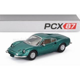 PREMIUM CLASSIXXS FERRARI DINO 246 GT 1969 - GREEN MET 1/87