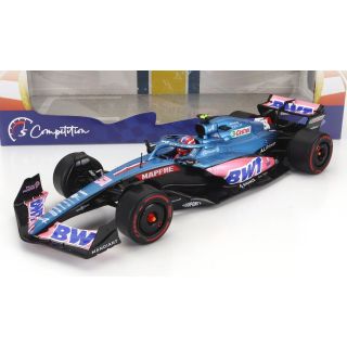 SOLIDO ALPINE F1 A522 TEAM ALPINE BWT N 31 AUSTRALIAN GP 2022 ESTEBAN OCON - BLUE PINK 1/18
