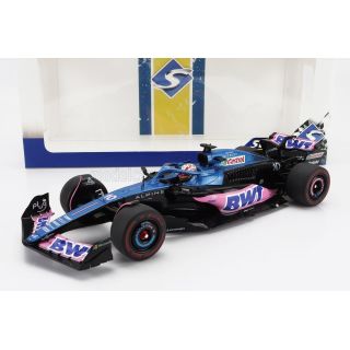 SOLIDO ALPINE F1  A523 TEAM BWT ALPINE N 10 3rd DUTCH GP 2023 PIERRE GASLY - BLUE PINK 1/18