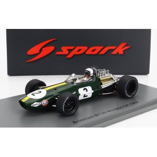 SPARK MODEL BRABHAM F1  BT26 N 2 MONACO GP 1968 J.BRABHAM - GREEN YELLOW 1/43