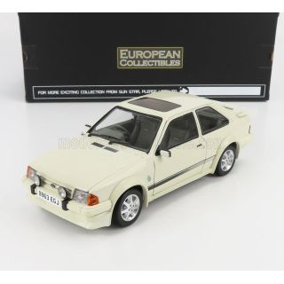 SUN STAR FORD ENGLAND ESCORT RS TURBO 1984 - WHITE 1/18