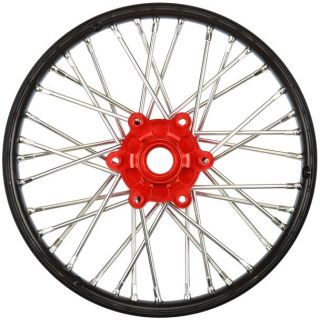 Pro-Line disk přední Pro-Spec V2 Bead, hliník, černý/červený: PM-MX