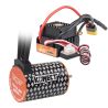Programovatelné voděodolné bezsenzorové střídavé kombo pro modely aut. Pro napájení 2S - 3S LiPo, konektor XT60.