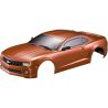 Karosérie Killerbody pro silniční auta 1:10 Camaro 2011 oranžová, hotová nabarvená, rozvor 257 mm, šířka 190 mm, měřítko 1:10. Vyrobeno z odolného 0,9mm lexanu.