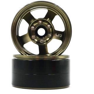 1.9 Beadlock Hliníkové CNC 5 Spoke Titanium, 2ks