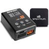 USB-C nabíječ Spektrum Smart S100 s USB-C adaptérem Spektrum GaN 65W. Kompletní cenově dostupné řešení pro nabíjení akumulátorů 1-4 čl. LiPo, LiIon, LiHV, LiFe a 1 až 12 čl. Smart NiMH baterie. Nabíjecí proud až 6 A.