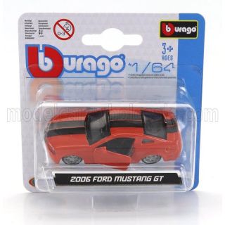 BURAGO FORD USA MUSTANG GT COUPE 2006 - ORANGE 1/64