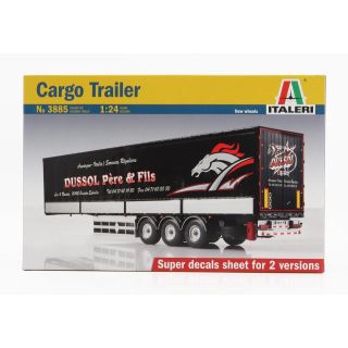 ITALERI TRAILER TRAILER FOR TRUCK - RIMORCHIO TELONATO 1/24