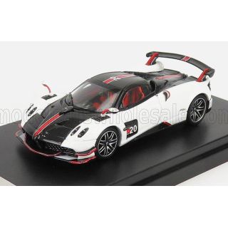 LCD MODEL PAGANI HUAYRA BC ROADSTER N 20 2017 - WHITE BLACK 1/64
