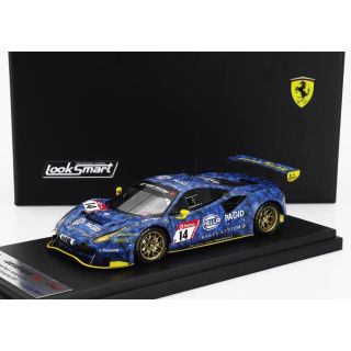 LOOKSMART FERRARI 488 GT3 EVO 3.9L TURBO V8 HELLA PAGID RACING ONE TEAM N 14 24h NURBURGRING 2021 CHRISTIAN KOHLHAAS - STEPHAN K