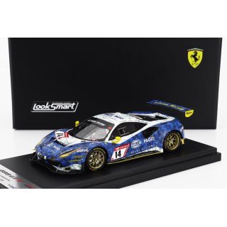 LOOKSMART FERRARI 488 GT3 EVO 3.9L TURBO V8 HELLA PAGID RACING ONE GMBH TEAM N 14 24h NURBURGRING 2022 JEROEN BLEEKEMOLEN - CHRI