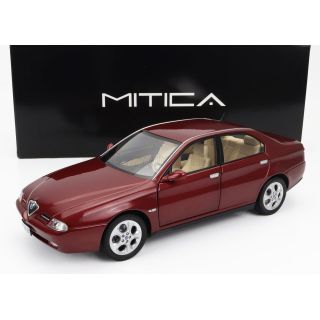 MITICA DIECAST ALFA ROMEO 166 3.0 V6 1998 – BEIGE INTERIOR - ROSSO PROTEO MET RED 1/18