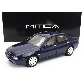 MITICA DIECAST ALFA ROMEO 166 2.0 TWIN SPARK (WITH  DECALS COMANDO CARABINIERI - COMANDO GDF E CIVILE) 1998 - POLICE (LAMPEGGIAN