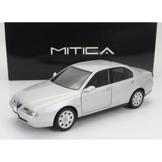 MITICA DIECAST ALFA ROMEO 166 2.0 V6 TB 1998 – BLACK INTERIOR - SILVER 1/18