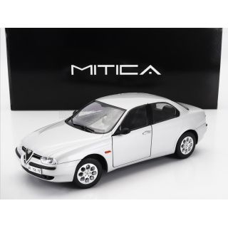 MITICA DIECAST ALFA ROMEO 156 2.0 TWIN SPARK 1997 - BLACK INTERIOR - SILVER 612 1/18