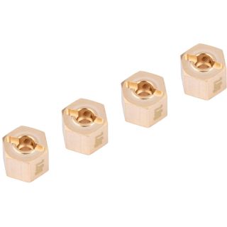 Mosazný Hex adaptér 9mm Offset pro 12mm, 4ks