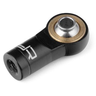 Kovový AL kulový čep M3, 5ks, Černý, opačný závit