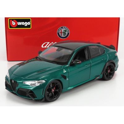 BURAGO ALFA ROMEO GIULIA GTA 2020 - M O N T R E A L GREEN MET 1/18