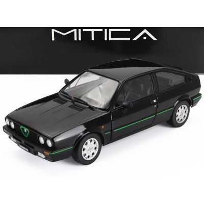 MITICA DIECAST ALFA ROMEO ALFA ROMEO SPRINT 1.5 QUADRIFOGLIO VERDE 1983 - NERO BLACK 1/18