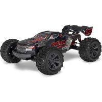 RC model auta Arrma Kraton 6S BLX V6 ve vrcholné verzi Extreme Bash se spoustou vysoce odolných dílů z pevnostního hliníku. Střídavý motor pro rychlost až 104 km/h a nekončící zábavu! Regulátor Spektrum s podporou telemetrie a funkcemi Smart. Vysílač Spektrum SLT3.
