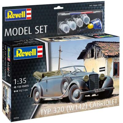 ModelSet auto 63354 - Typ 320 (W142) Cabriolet (1:35)