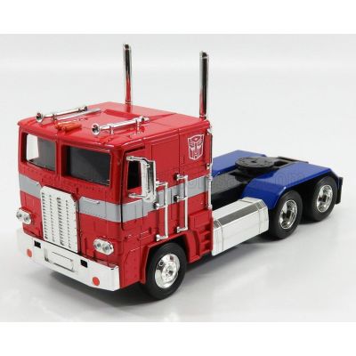 JADA FREIGHTLINER FLT86 TRACTOR TRUCK 3-ASSI 1986 - OPTIMUS PRIME TRANSFORMERS IV L'ERA DELL'ESTINZIONE - MOVIE 2014 - RED BLUE 
