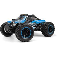 Model Monster trucku v měřítku 1:20 s nezávislým zavěšením a pohonem všech kol 4x4, poháněný stejnosměrným motorem vč. RC 2,4GHz volantové soupravy s omezovačem rychlosti a pohonného akumulátoru.