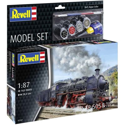 ModelSet lokomotiva 62167 - Express Loco BR 18 505 with Tender (1:87)