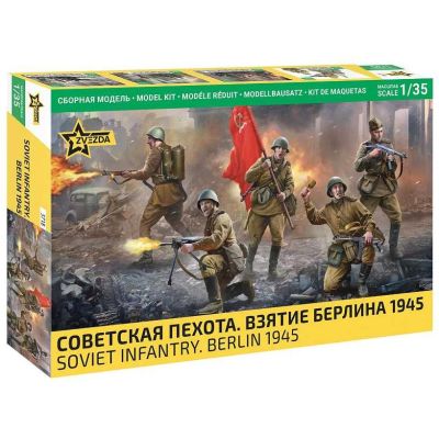 Model Kit figurky 3718 - Soviet Infantry Berlin 1945 (1:35)