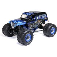 RC model amerického monster trucku Losi LMT, v nové verzi 2.0, která oslní nejen fanoušky, ale i začínající RC řidiče, díky elektronickému asistenčnímu systému DRIVE - umožňující snadnou jízdu po zadních i předních kolech (wheelie, stoppie) a dokonce jízdu na bok po dvou kolech.