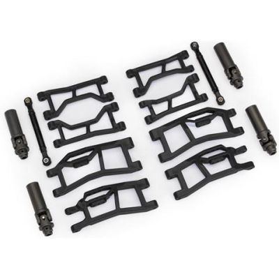 Traxxas sada závěsů kol Mini Wide Maxx černá
