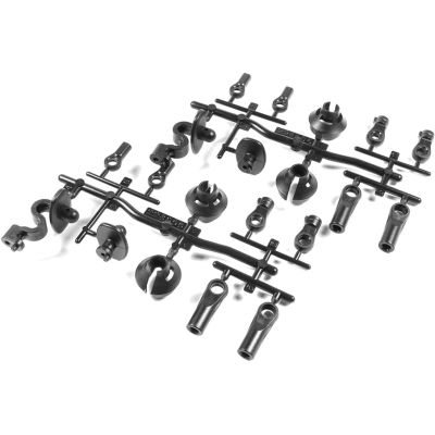 SWORKz plastové díly tlumiče a držák karoserie, 2 sady