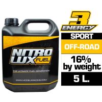 Kvalitní rekreační palivo pro off-road modely s 16% nitromethanu. Balení 5 litrů.