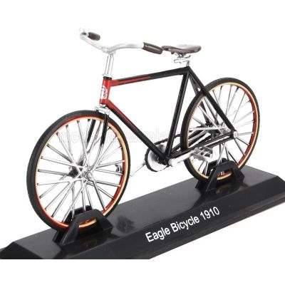 EDICOLA BICICLETTA EAGLE BICYCLE 1910 - BLACK RED YELLOW 1/15