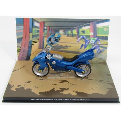 EDICOLA BATMAN BATCYCLE - LEGEND OF THE DARK KNIGHT - BLUE MET 1/18
