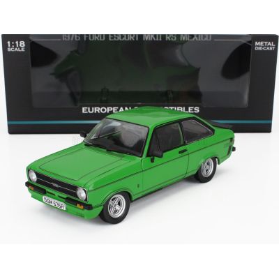 SUN STAR FORD ENGLAND ESCORT MKII RS MEXICO RHD 1976 - GREEN 1/18