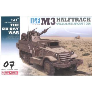 Model Kit military 3586 - IDF M3 Halftrack w/TCM-20 Anti-Aircraft Gun (1:35)