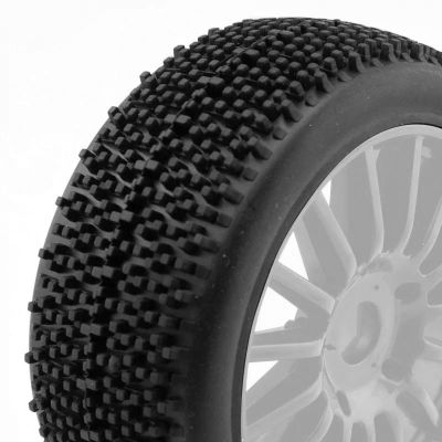 ROCKET 1/8 nalepené BUGGY gumy na bílých papr. discích