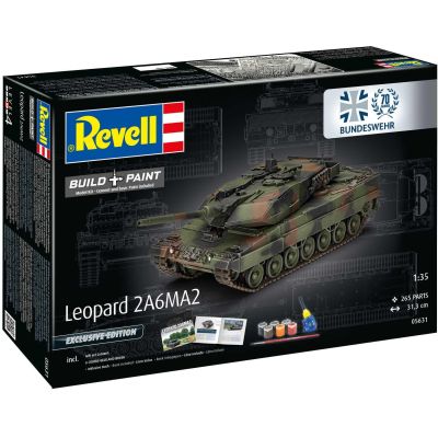 Gift-Set tank 05631 - 70 Years Bundeswehr: Leopard 2 A6A2 (Exclusive Edition) (1:35)