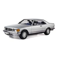 Plastová stavebnica modelu Mercedes-Benz 500SEC – luxusného osobného auta predstaveného v roku 1981 spoločnosťou Daimler-Benz.