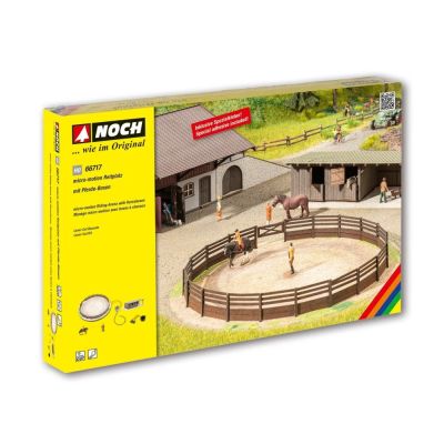 NOCH 66717 - Jazdecká aréna s koňmi (Micro-motion) H0 | RCsvet