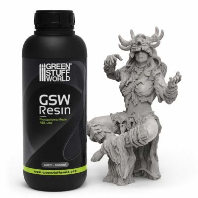 Resin pre 3D tlačiarne – ABS-like sivá 1000ml | RCsvet