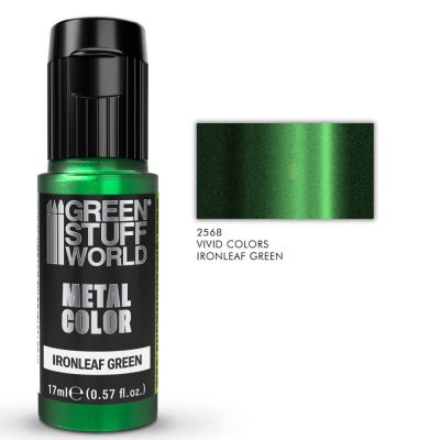 Vivid Metallic Paint - Ironleaf Green 17ml | RCsvet