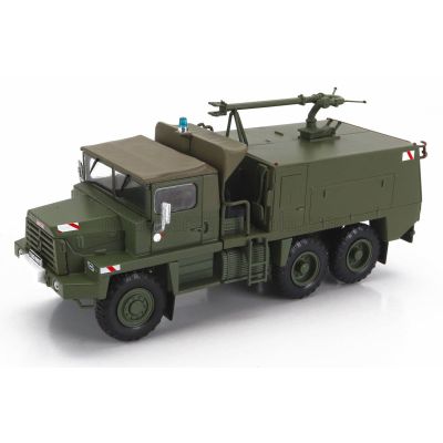 EDICOLA BERLIET GBC 8KT TANKER TRUCK AIRPORT 3-ASSI 1969 - MILITARY GREEN 1/43