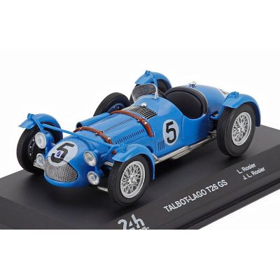 EDICOLA TALBOT LAGO T26GS TEAM LOUIS ROSIER N 5 WINNER 24h LE MANS 1950 LOUIS ROSIER - JEAN LOUIS ROSIER - LIGHT BLUE 1/43