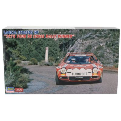 HASEGAWA LANCIA STRATOS HF N 6 WINNER RALLY TOUR DE CORSE 1975 BERNARD DARNICHE - ALAIN MAHE 1/24