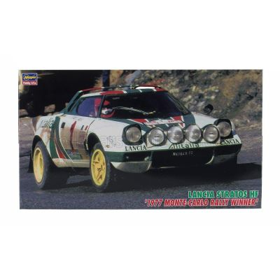 HASEGAWA LANCIA STRATOS HF ALITALIA (night version) N 1 WINNER RALLY MONTECARLO 1977 SANDRO MUNARI - SILVIO MAIGA 1/24