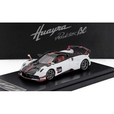 LCD MODEL PAGANI HUAYRA BC ROADSTER N 20 2017 - SILVER BLACK 1/64