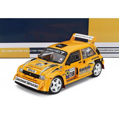 SUN STAR AUSTIN MG METRO 6R4 N 18 RALLY TOPAZ DONEGAL INTERNATIONAL 2010 DAVID BOGIE - ENDA SHERRY - YELLOW 1/18